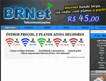 Tablet Screenshot of brnet.com.br